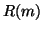$R(m)$